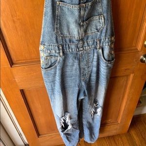 Free people ziggy Jean overalls